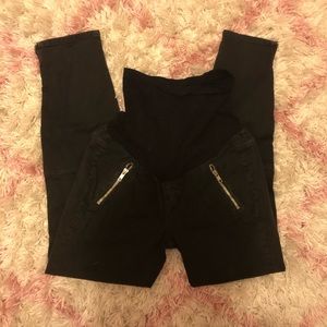 J brand black maternity pants by pea in the pod